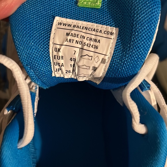 MENS BALENCIAGA TRACK SNEAKERS Size 40 - Picture 4 of 10